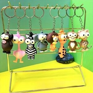 Cute Animal Keychain Back To School Book Bag Backpack Accessory